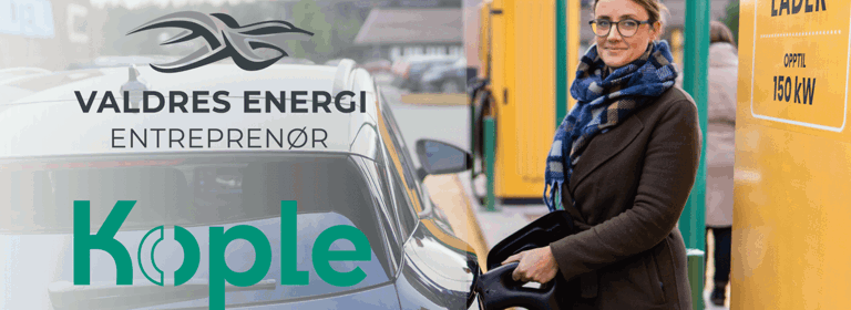 Billader Med Logo Til Kople Og Valdres Energi Entreprenor