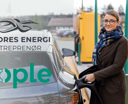 Billader Med Logo Til Kople Og Valdres Energi Entreprenor