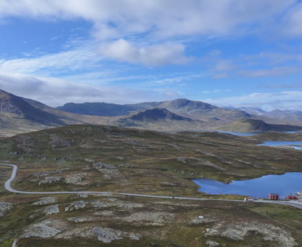 Valdresflya dronebilde